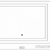 Silver Mirrors Зеркало Ливия 80х60 ФР-00000942