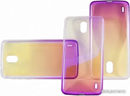 Чехол Case Rainbow для Nokia 2 (фиолетовый)