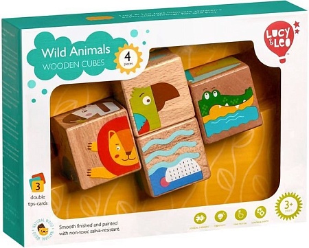 Кубики МДИ Дикие животные LL259