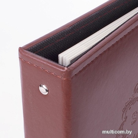 Фотоальбом BRAUBERG 390492 (коричневый)