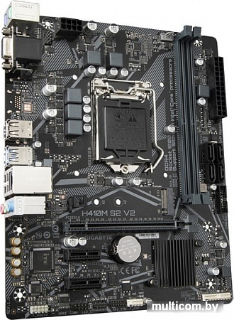 Материнская плата Gigabyte H410M S2 V2 (rev. 1.0)