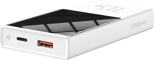 Портативное зарядное устройство Baseus Super Mini Digital Display PPMN-A02 10000mAh (белый)