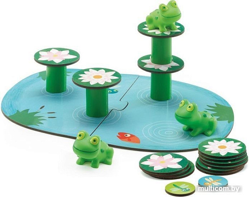 Настольная игра Djeco Лягушачий балансир 08554