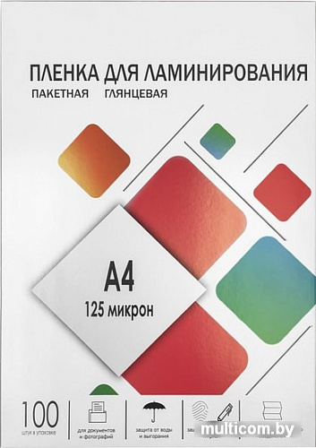 Пленка для ламинирования Гелеос A4 125 мкм LPA4-125