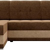 Угловой диван Mebelico Честер 61116 (левый, вельвет, коричневый/бежевый)