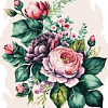 Три совы Цветочная композиция КХ3040_53859