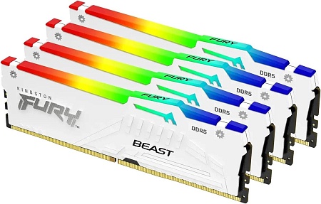 Kingston FURY Beast RGB 4x16ГБ DDR5 6000 МГц KF560C40BWAK4-64