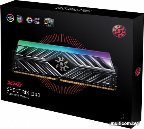 A-Data Spectrix D41 RGB 2x8GB DDR4 PC4-25600 AX4U320038G16A-DT41