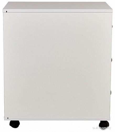 Тумба Polini Kids Mirum с ящиками на колесах 40x55 0002740.9 (белый)