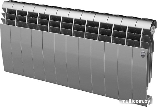 Биметаллический радиатор Royal Thermo BiLiner 350 Silver Satin (12 секций)