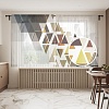 Комплект штор JoyArty Треугольная комбинация 1.45x1.8 м tul_30300_145x180 (2 шт)