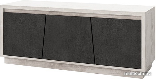 Тумба КМК Мебель Нирвана 0555.1 (ледяное дерево/камень серый)