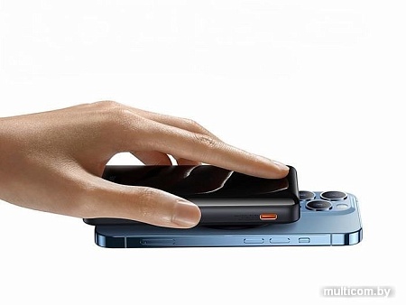 Внешний аккумулятор Baseus Magnetic Bracket Wireless Fast Charge 10000mAh (белый)