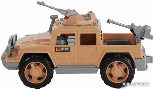 Игрушечный транспорт Полесье Джип Защитник-Сафари (2 пулемета) BY 63403