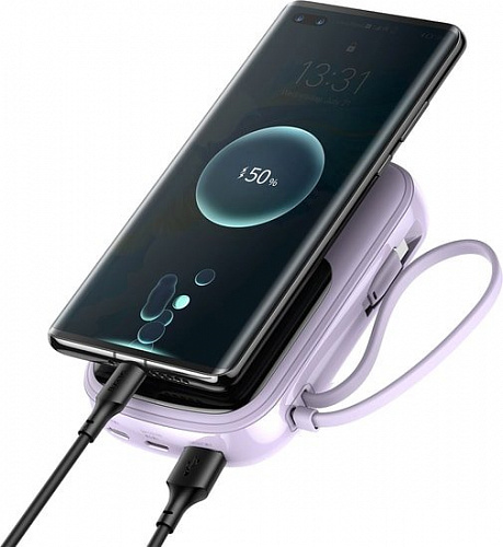Портативное зарядное устройство Baseus Qpow Digital Display PPQD-I01 20000mAh (фиолетовый)