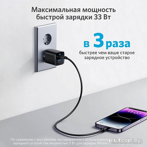 Сетевое зарядное Anker 323 33W USB-C/USB-A