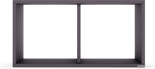 Полка MONOFIX Одос 2 секции (графит)