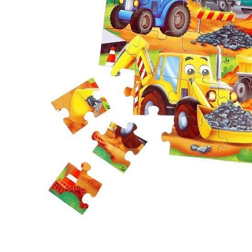 Мозаика/пазл Puzzle Time Машины на стройке 6880913