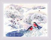 Набор для вышивания Риолис Зимняя речка № 1937