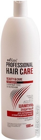 Шампунь Belita Hair Care Защитный для окрашенных и повреждённых волос 1 л