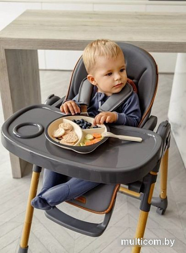 Высокий стульчик Amarobaby Elegant AB23-23EL/11 (серый)