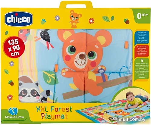 Развивающий коврик Chicco XXL Лесные друзья 00007945000000 (зеленый)
