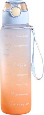 Бутылка для воды Sundays Summer (0.8л, голубой)