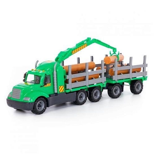 Полесье Майк автомобиль-лесовоз с прицепом 58539