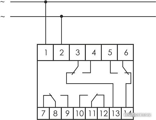 Реле промежуточное Евроавтоматика F&F PK-4P-12 EA06.001.012