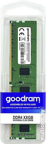 Оперативная память GOODRAM 8GB DDR4 PC4-25600 GR3200D464L22S/8G