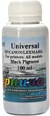 Чернила White Ink Universal HP/Canon/Lexmark Черный пигмент (100 мл)