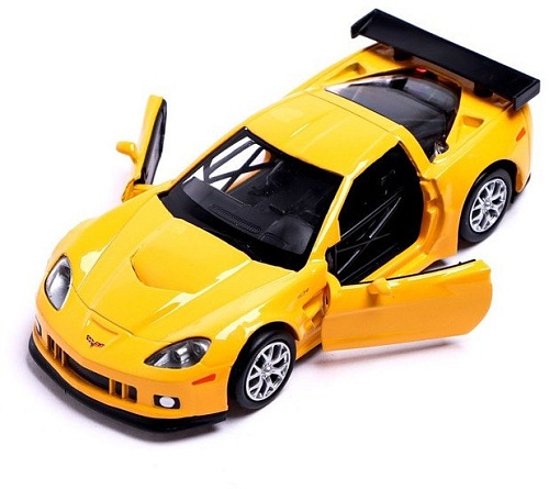 Легковой автомобиль Автоград Chevrolet Corvette C6-R 5120166 (желтый)