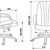 Кресло Бюрократ T-898AXSN/10-128 (серый)