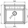 Кухонная мойка GranFest Quadro GF-Q561 (кашемир)