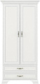 Шкаф распашной Anrex Tiffany 2DG2S Вудлайн Кремовый