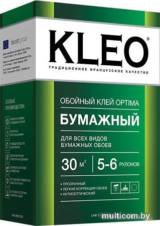 Клей для обоев Kleo Optima Бумажный (120 г)
