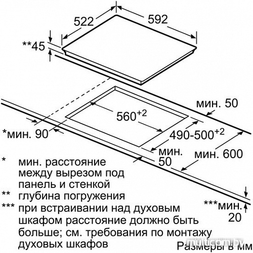 Варочная панель Bosch PKN652FP1E