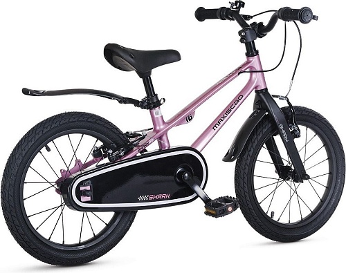 Детский велосипед Maxiscoo Shark Sport 16 2025 MSC-SH1643 (розовый жемчуг, разобранный)