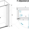 Душевой уголок RGW PA-32 (PA-02 + Z-050-1) 41083200-011 100x100 (хром/прозрачное стекло)