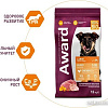 Сухой корм для собак Award Puppy Large для щенков крупных пород с курицей, индейкой с добавлением тыквы и шиповника 12 кг