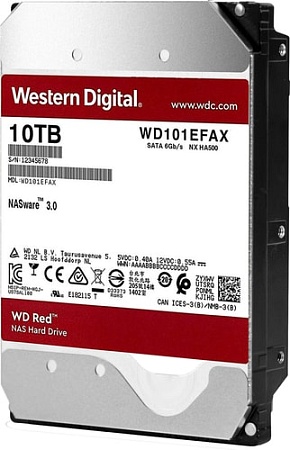 Жесткий диск WD Red 10TB WD101EFAX