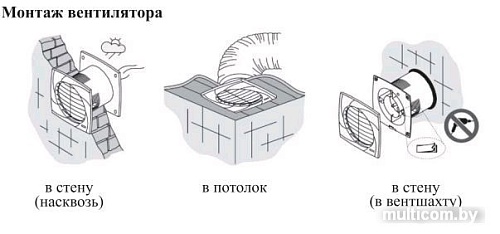 Вытяжной вентилятор CATA B-10 Plus