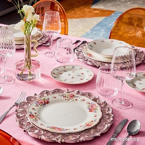 Набор обеденных тарелок Andrea Fontebasso Poema Camargue PK070182870 (18пр)