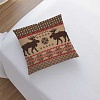 Чехол на подушку JoyArty Вышивка с оленями sl_78634