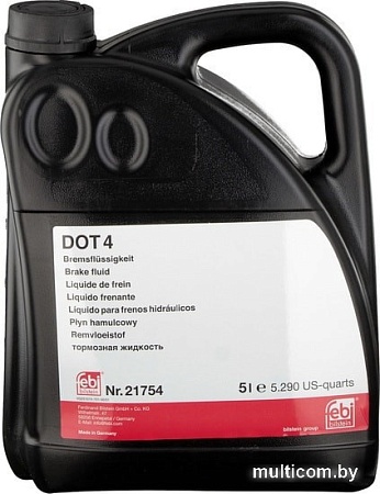 Тормозная жидкость Febi DOT 4 5л