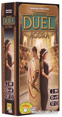 Карточная игра Asmodee 7 чудес Дуэль. Агора. Рус. БП-00004489