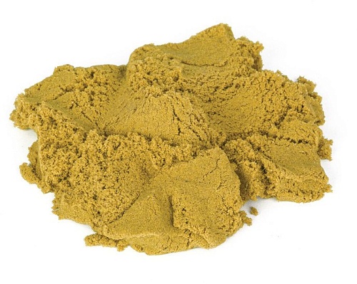 Песок кинетический Юнландия 104995 (0.5кг, желтый)