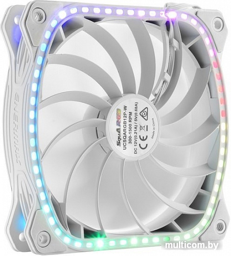 Вентилятор для корпуса Enermax SquA RGB UCSQARGB12P-W-SG