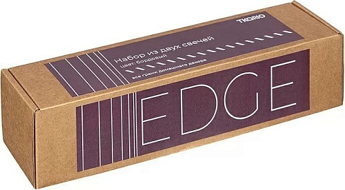 Набор свечей Tkano Edge TK24-CND0006 (2 шт, бордовый)