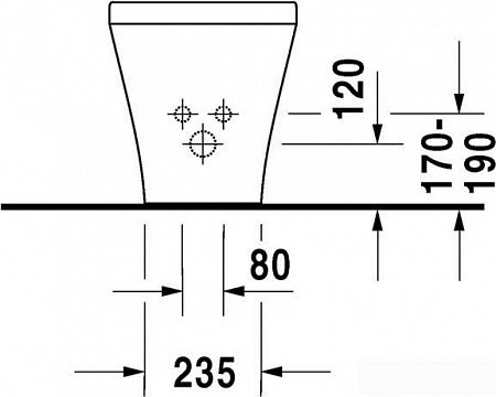Биде Duravit DuraStyle [2283100000]